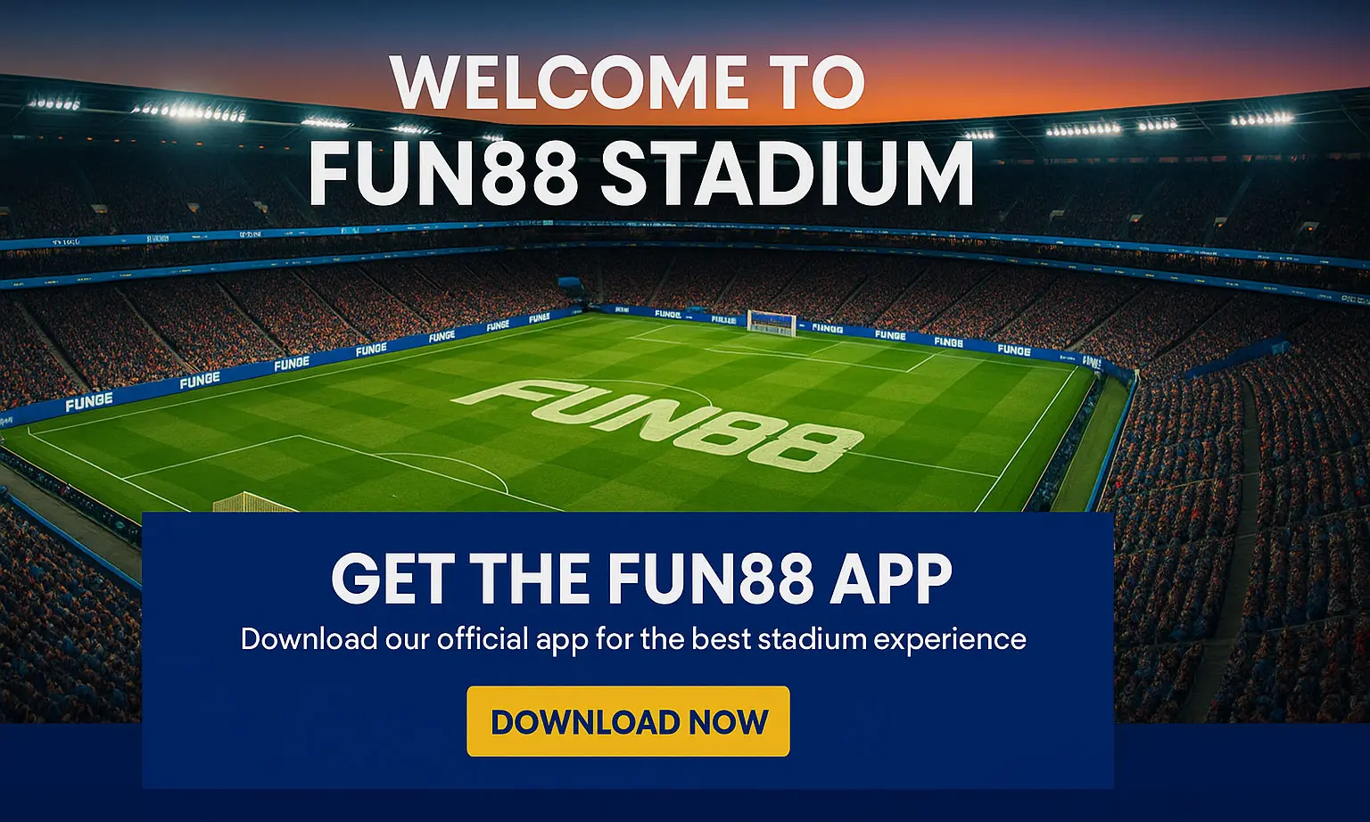 Fun88 Stadium with branded billboards